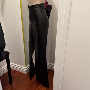 Black High-Waisted Flare Pants
